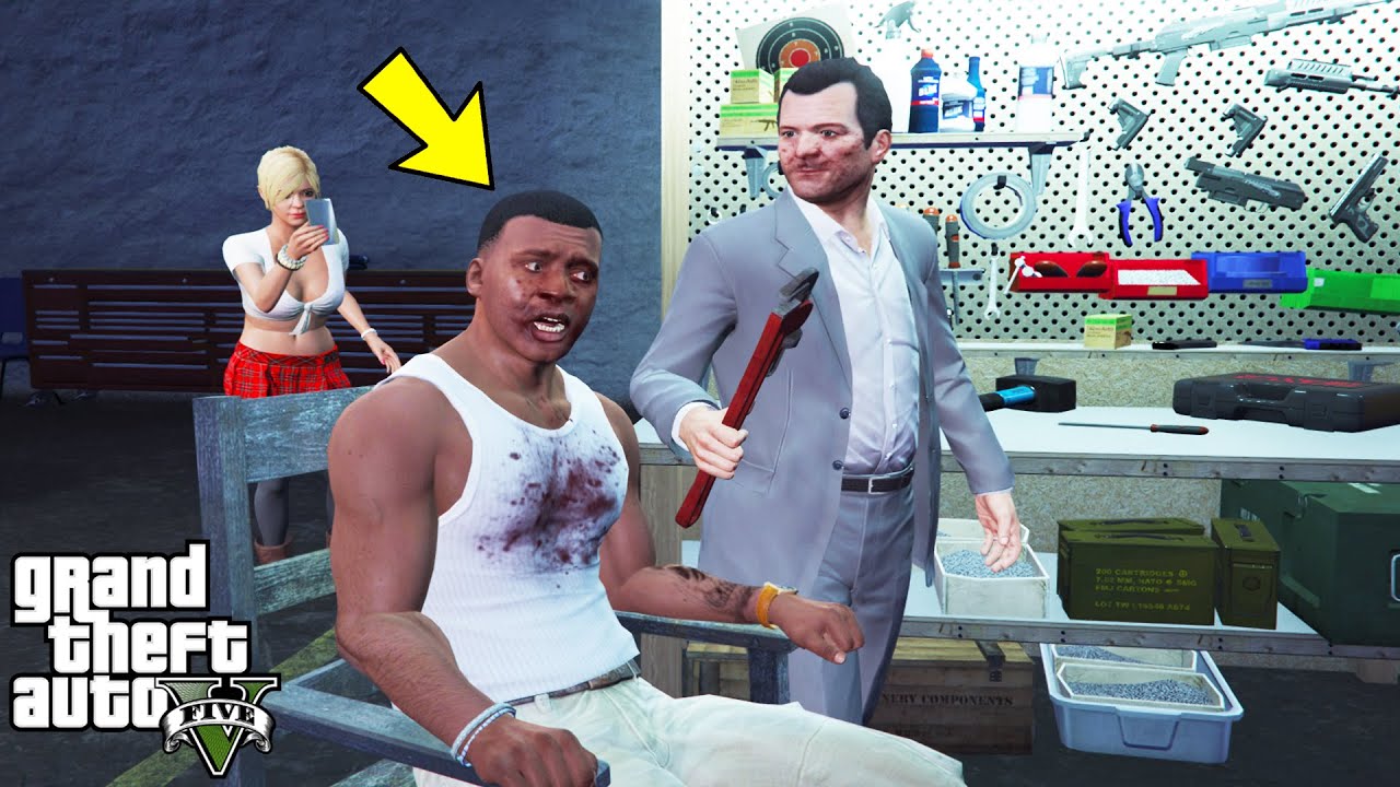 Michael KIDNAPPED FRANKLIN In GTA 5 (Secret Rescue Mission) - YouTube