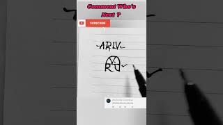 ARIV name logo❤💯 comment your name #shorts #shortfeed #namelogo #namelogodesign #subscribers