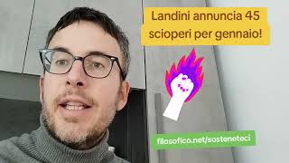 DIEGO FUSARO: Landini annuncia 45 scioperi per gennaio!