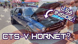 I found this CTS-V Swapped AMC Hornet at one of Denver's 4th of July Car Shows!