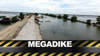 24 Oras: DPWH: 80% nang tapos ang ginagawang megadike na magiging panangga sa pag-apaw ng ilog