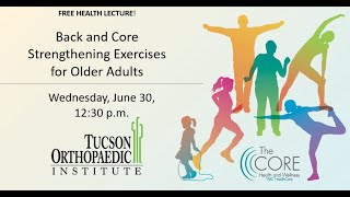 Back & Core Strengthening Guide for Older Adults