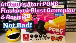 AtGames Atari PONG FLASHBACK BLAST Unboxing \u0026 Review with Gameplay - Emceemur