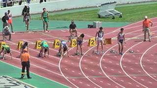 H29　千葉県高校総体　男子100m　予選3組