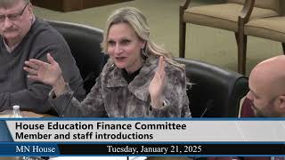 House Education Finance Committee 1/21/25