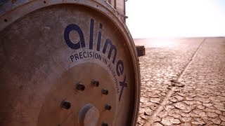 Testing 1,000 mph wheels on the desert racetrack, South Africa