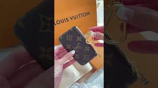 【購入品】開封動画！ルイ・ヴィトン ミニ財布 ポシェットクレ / ミニバッグの中身 louis vuitton #shorts #購入品  #開封動画