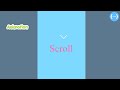 How To Create a Scroll Down Button Animation | HTML and CSS Tutorial practise code