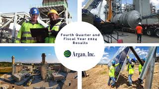 Argan AGX Q4 2024 Earnings Presentation