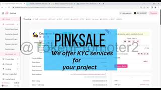 Our team provides kyc for all platforms like Pinksale , Gempad , Binance , Coinbase. #crypto #kyc