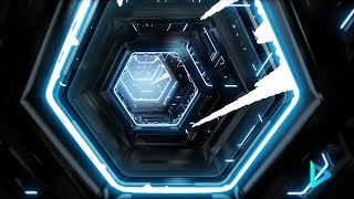 Hexagon Tunnel Music  Visualizer