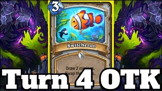 EASY Turn 4 OTK?! Switcheroo is BROKEN! | Hearthstone