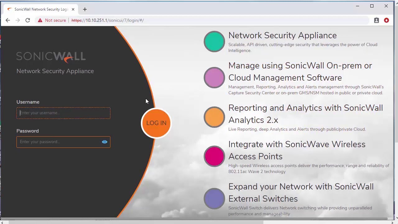 SonicWall: Getting Started With The SonicWall Firewall Setup Wizard ...