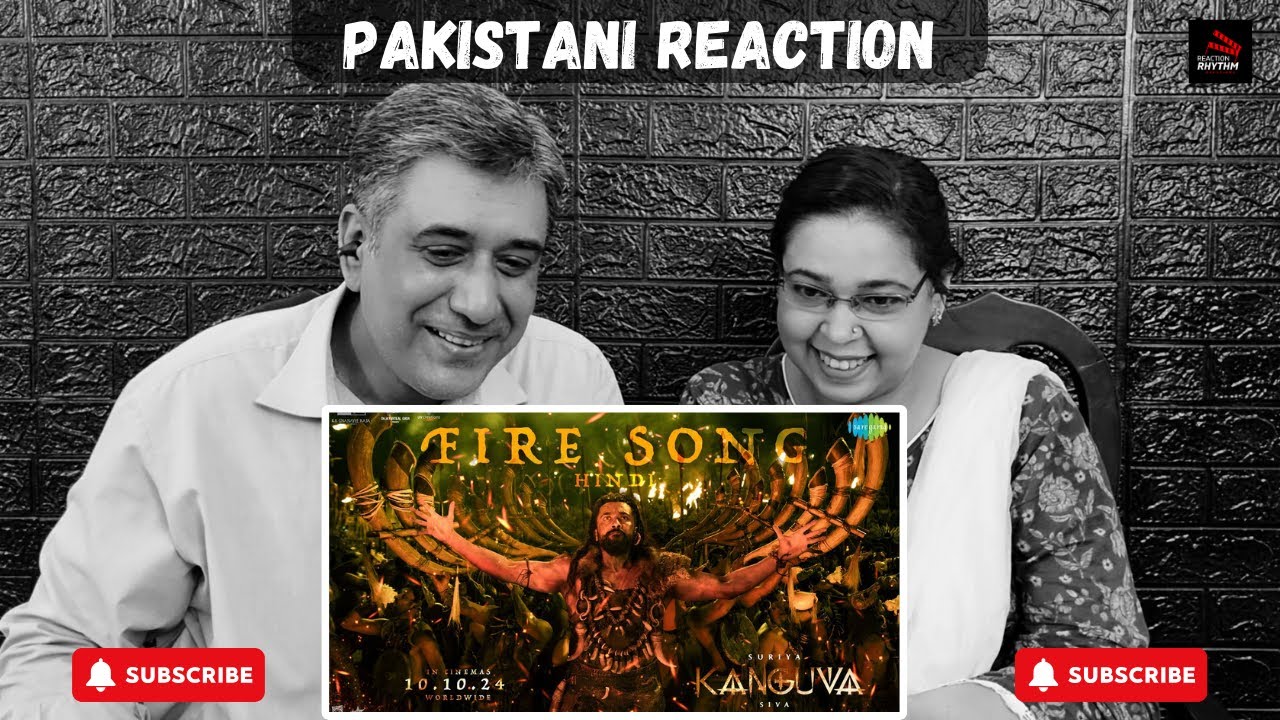 Fire Song (Hindi) - Lyrical | Kanguva | Suriya | B Praak | Reaction ...