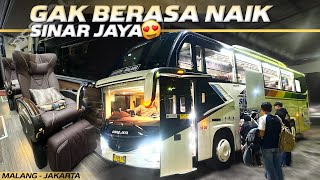 ADUHH, KENAPA GAK DARI DULU ADA KELAS INI‼️Trip Malang - Jakarta with Sinar Jaya Super Executive