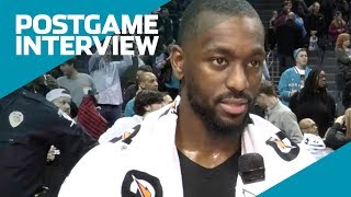 KEMBA WALKER talks after HORNETS WIN vs. Kings! (Jan. 17, 2019)