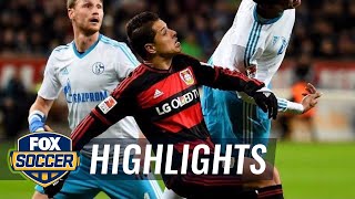 Chicharito forces Schalke own goal, Leverkusen equalizer | 2015–16 Bundesliga Highlights
