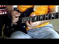 metallica –one guitar solo cover