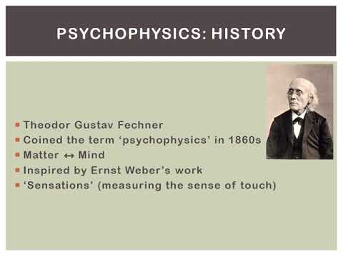 Sensation - Introduction to Psychophysics Sensation - Introduction to Psychophysics