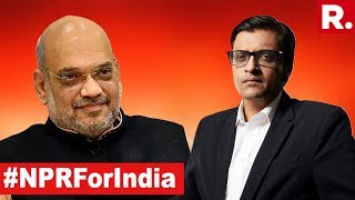 Home Minister Amit Shah Smashes NPR Lie | The Debate With Arnab Goswami