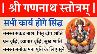 श्री गणनाथ स्तोत्रम् | Gannath Stotram | घोर अरिष्ट बाधा का होगा नाश सभी कार्य होंगे सिद्ध