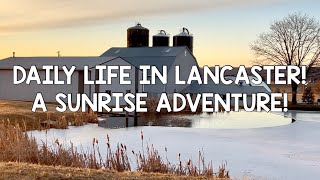 A Lancaster County, PA Sunrise Adventure! Middle Creek, Sunrise Scenery, Farm Life & Wildlife!