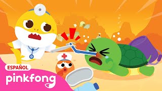 ¡Ayuda, Salvemos a los Animales del Océano!🐢 | Tiburón Bebé Juego de Hospital🏥 | Pinkfong en español