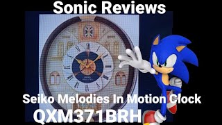 Sonic Reviews Seiko Melodies In Motion Clock QXM371BRH (Full Review Video)