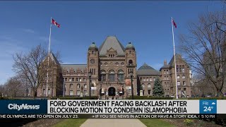 Ford gov. faces backlash after blocking motion to condemn Islamophobia