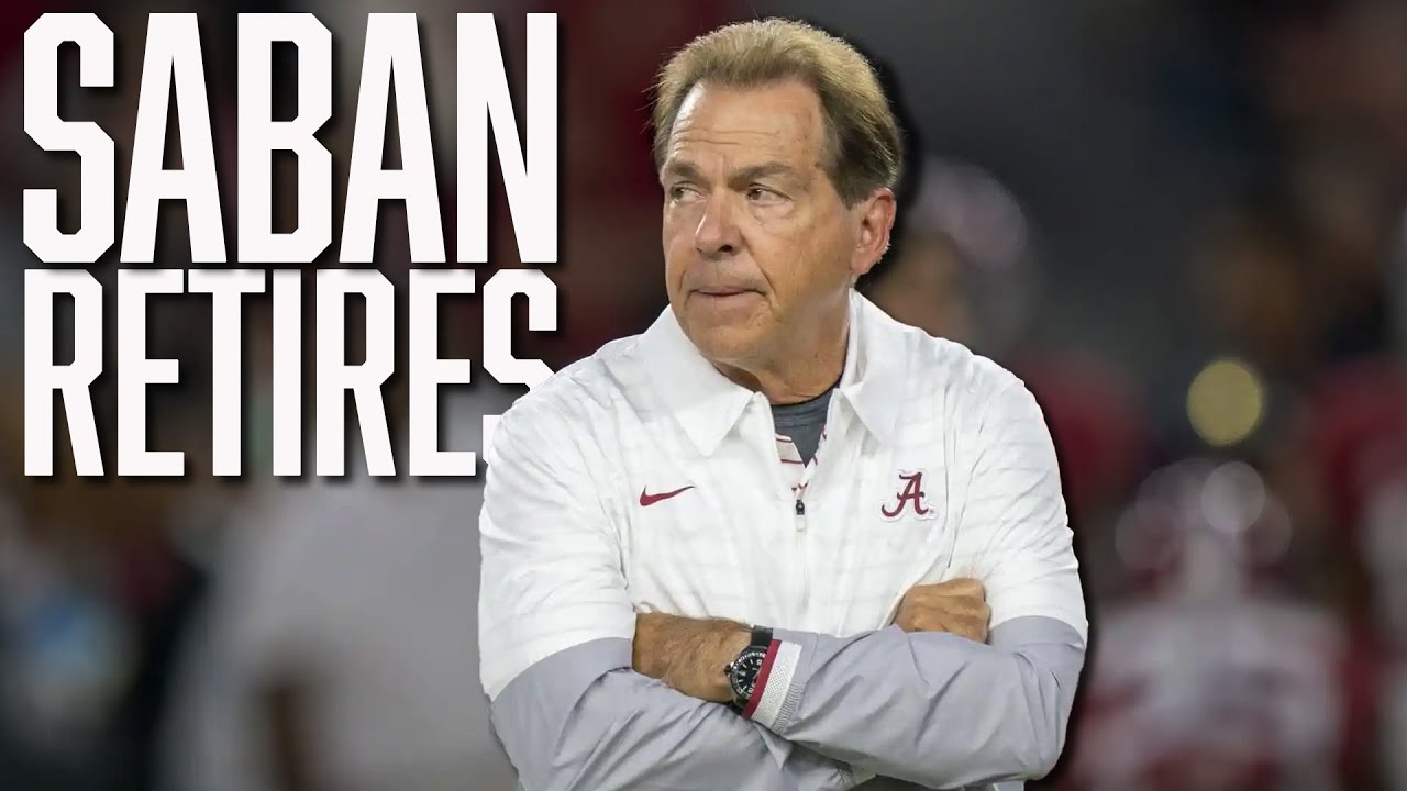 BREAKING: Legendary Alabama Head Coach Nick Saban Is Retiring | Alabama ...