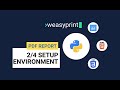 Weasyprint Build Beautiful PDF Report 2/3 - Setup Environment