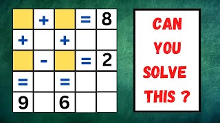 Tricky Maths PUZZLE  |  Solve equations with easy methods