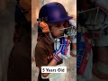 5 years old bastman shorts ytshorts cricket thecrickettwins