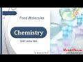 VCE Chemistry Food Molecules