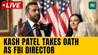 Kash Patel takes oath as FBI Director | USA |Trump |America | FBI Director | White House | N18G