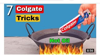7 crazy colgate experiments || science experiments with colgate||