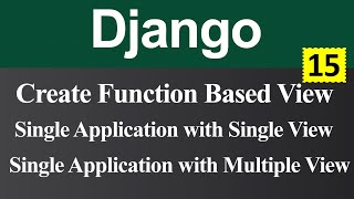 Create Function Based View in Django (Hindi)