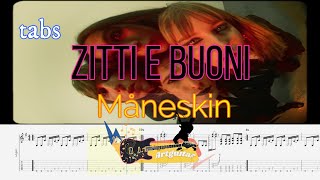 Måneskin - Zitti E Buoni - Guitar Cover + tabs