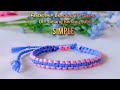 DIY Friendship Bracelet | Macrame Thread Bracelet || Gelang dari Benang Jahit