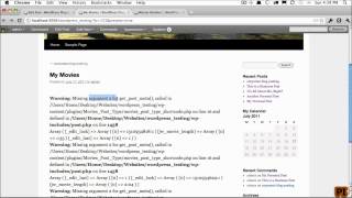 wordpress Custom Post Types 7 Creating a Shortcode to Test