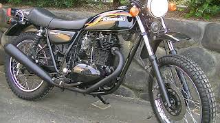 kawasaki 250TR エンジン始動動画