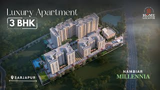 Nambiar Millenia Property Walkthrough | Explore  2.5 BHK \u0026 3 BHK Luxury Apartments | Home Locator