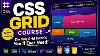 CSS Grid Course - The Only Grid Tutorial You'll Ever Need!