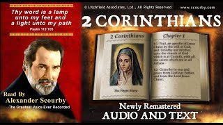 47 | Book of 2 Corinthians | Read by Alexander Scourby | AUDIO-TEXT | FREE on YouTube | GOD IS LOVE!
