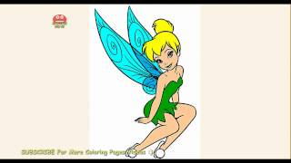 Perfect Tinkerbell Coloring Pages for Kids - Fun Activity for Children, Kids, Toddlers
