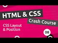 HTML & CSS Crash Course Tutorial #8 - CSS Layout & Position