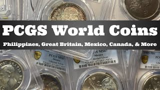 Ben Reads \u0026 Reacts - PCGS Open Box World Coins - Philippines, Great Britain, Mexico, Canada, \u0026 More