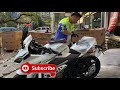 unboxing the latest 2022 qj motor racer bikes