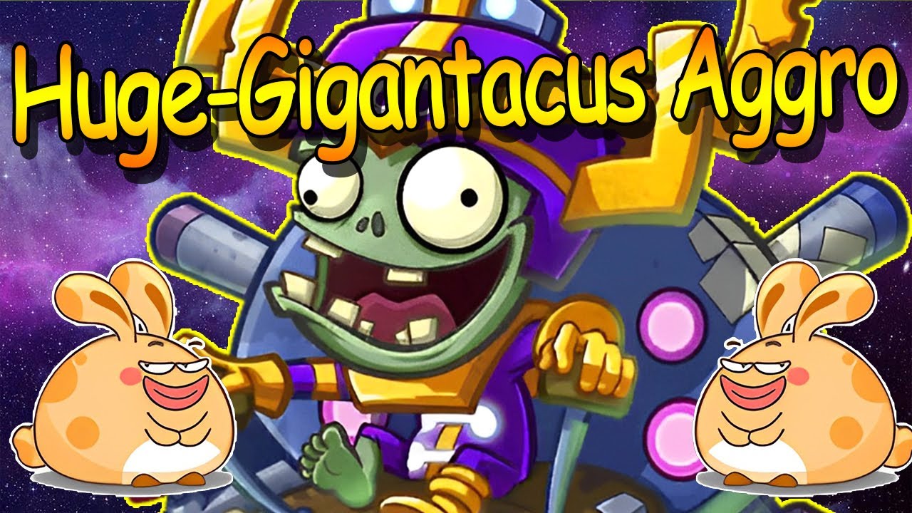 FINALLY Found A Huge Gigantacus Aggro Deck PvZ Heroes - YouTube