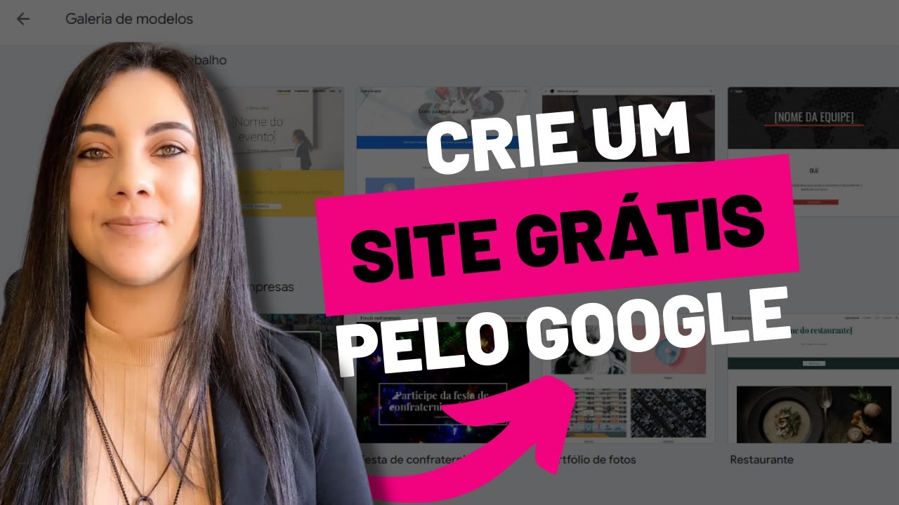 Aprenda A Criar Um SITE GRÁTIS Pelo Google - YouTube